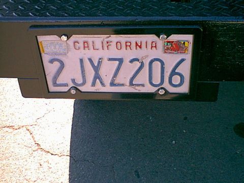 1983 Ford Bronco - This was going to be a simple install. here is the plate mount