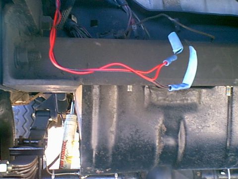 1983 Ford Bronco - I just tied them into the back ground and running light hot. I then heat shrinked the connection to keep out the muck.