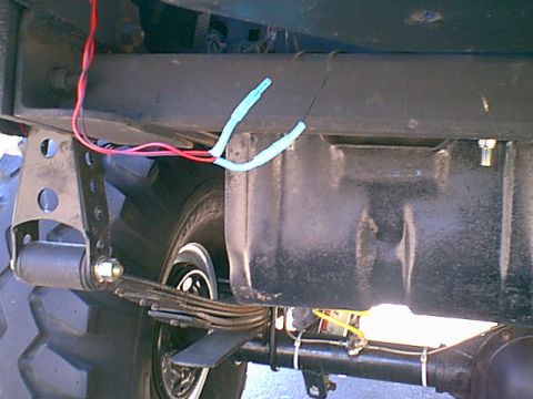 1983 Ford Bronco - Here was the final connection all weather protected.
