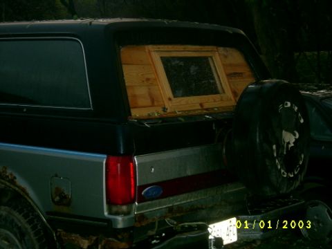 1990 Ford Bronco - new back window