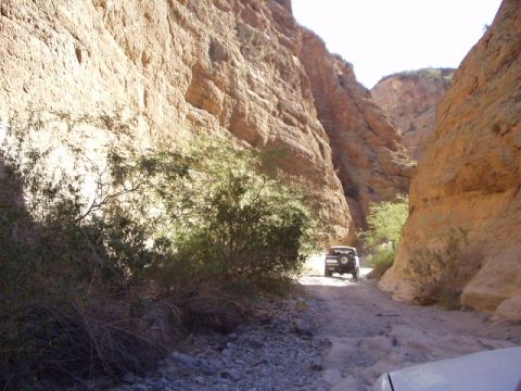 1993 Ford Bronco - Off-roading in a 1993 Ford Bronco through a rocky canyon.