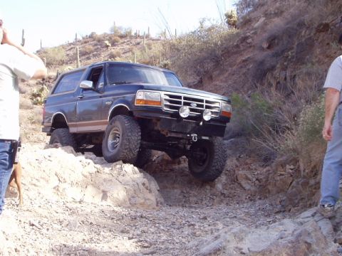 1993 Ford Bronco - scott before he blew up his p/s hose
