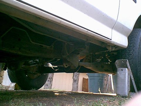 1983 Ford Bronco - here is a view under the front end.