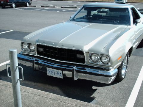 1973 Ford Ranchero - the "new" grill-after a little satin black paint