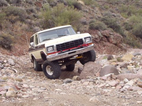 1993 Ford Bronco - posing for the camera