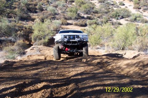 1993 Ford Bronco - going up edge of the earth