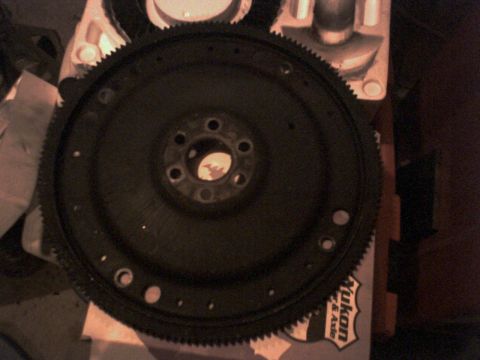 1983 Ford Bronco - A car's flywheel, a critical engine component, is shown in detail.