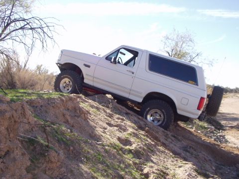 1993 Ford Bronco - I always pic the best parking spots