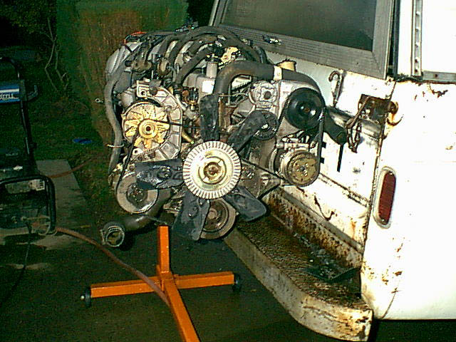the front of the motor looks better now too. i still think it needs another good soap up too.