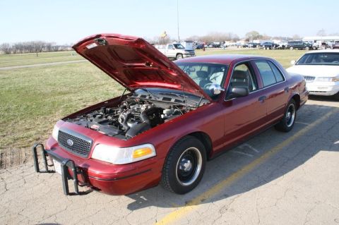 2001 Ford Crown Victoria - At GLD after running a 15.77 and rupturing the wonderful plastic intake. THANKS FORD!