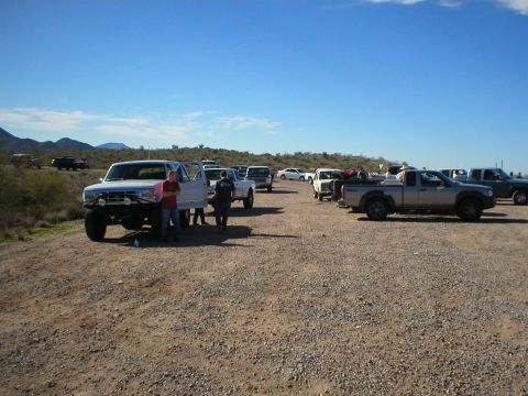 1993 Ford Bronco - only about 1mile from the turn off to where we wanted to go and the road was blocked from a tanker that had rolled over a ways up the highw…