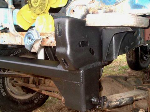 1984 Ford Bronco - lower and rear gussets added