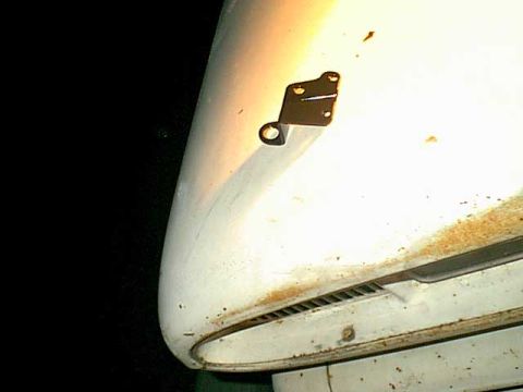 1983 Ford Bronco - Here is the WOT mount after being cleaned up and painted.