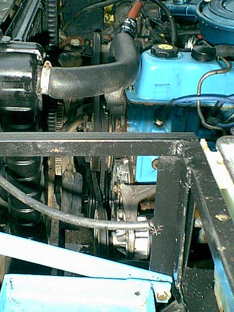 1983 Ford Bronco - Here is a view without the ac compressor in the way.