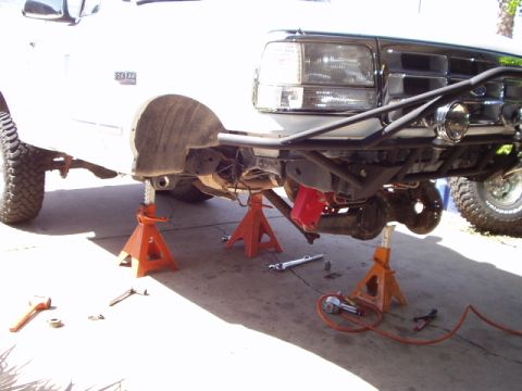 1993 Ford Bronco - half gone