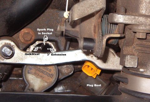 1999 Ford Crown Victoria - This is what I had to do after the #6 plug blew out of the head at 2AM Sunday 1,000 miles into a 1,400-mile trip to get the car home. The s…