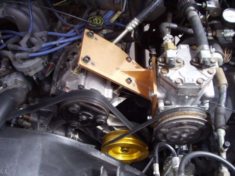 1993 Ford Bronco - broncoair kit used with the saginaw pump