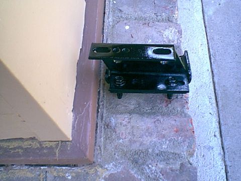 1983 Ford Bronco - Here is the drop mount painted and ready for re-install.