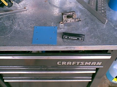 1983 Ford Bronco - Here is another view of the switch. i just unscrewed it from the stock climate control panel.
