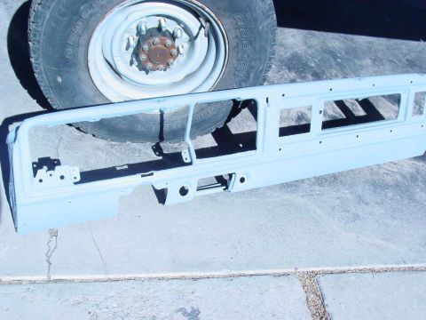 1979 Ford Bronco - This is a grille surround for a 1978 Ford Bronco, shown with a tire and wheel.