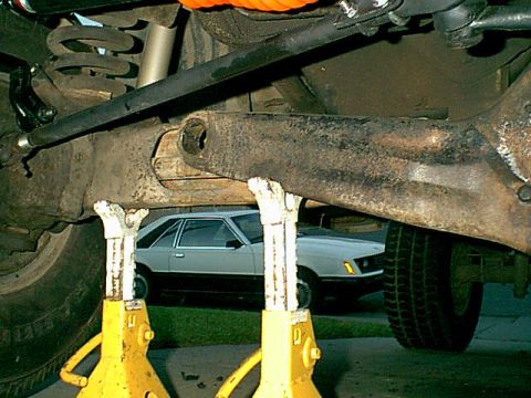 1983 Ford Bronco - This is after i drilled out the rubber and used the air hammer to punch out the shell.
