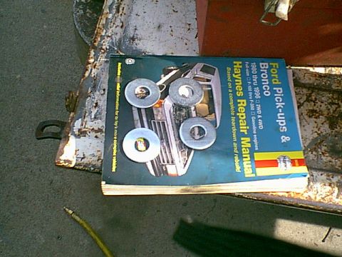 1983 Ford Bronco - i had some play in the bushings. this causes death wobble, so i made these spacers to allow me to tighen the gap. All i did was make the ce…
