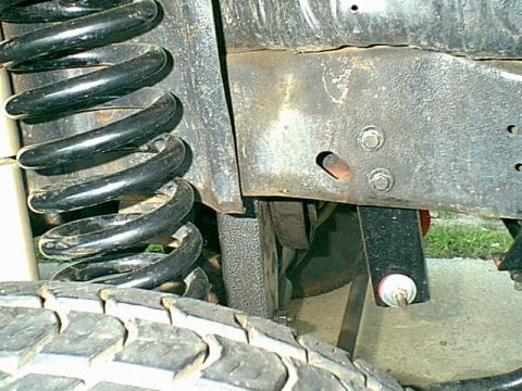 1983 Ford Bronco - this is the back side of the mount.