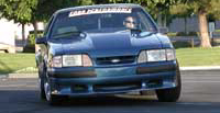 1988 Ford Mustang - Cornering Hard