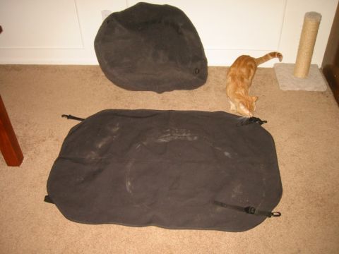 2000 Jeep Cherokee - Full-size spare and luggage cover.
