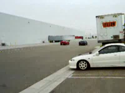 1988 Ford Mustang - A friend of mine and I doing some quick bursts to second gear. I wish I could take off that fast. :^(