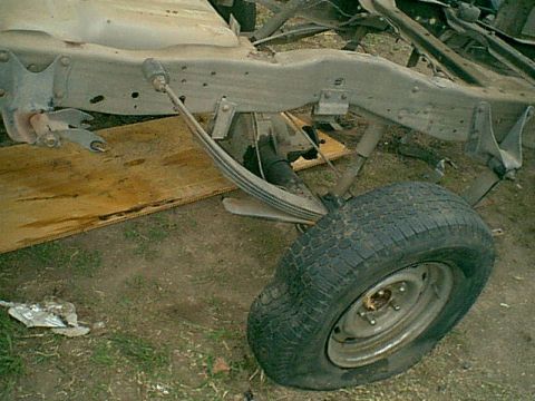 1983 Ford Bronco - here is a close up of the rear end with nothing else on it.