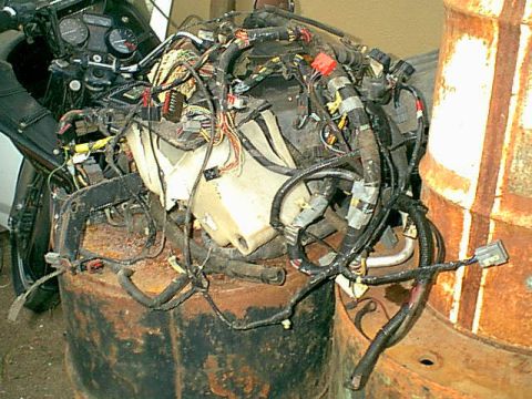 1983 Ford Bronco - there is a ton of wiring for a stock 1/2 ton truck....lol i got to sort thru and get all that is needed for the efi swap.