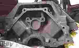 1978 Ford F-250 - Close-up view of an engine block, likely from a truck.