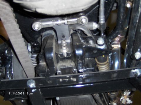 2004 Ford Crown Victoria - Close-up view of an engine component, a belt and a timestamp indicating it was photographed on November 11, 2006.