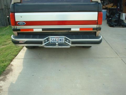 1988 Ford Bronco - little wreck and rock crawlin screwed up my rear bumper, guess its time for some custom fabbing!