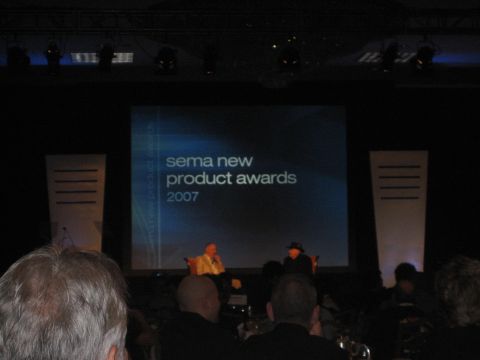 1998 Ford Crown Victoria - Audience watches a presentation at the SEMA New Product Awards in 2007.