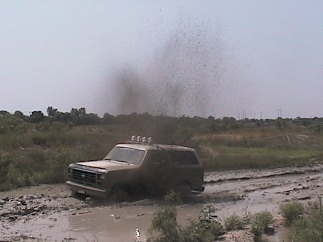 MUD FLYING ALL OVER