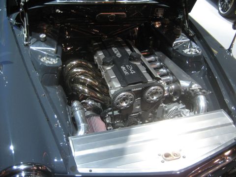 1998 Ford Crown Victoria - Customized Volvo engine a 24-valve head and polished exhaust headers.