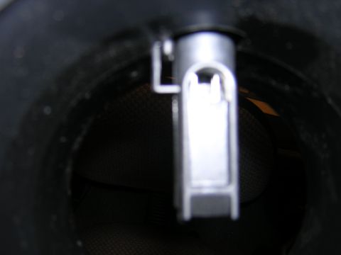 1979 Ford Bronco - This is a close-up view of a mass air flow sensor, a component of a vehicle's engine.