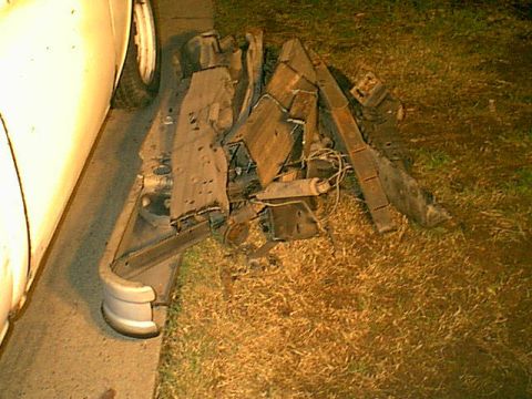 1983 Ford Bronco - i love the plasma cutter. here is the pile at the end of the night.