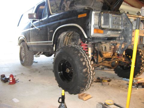 1986 Ford Bronco - front is done!
