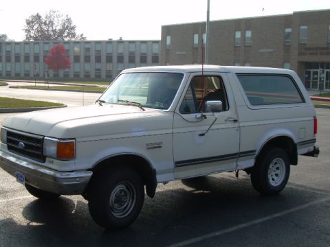1988 Ford Bronco - This 1988 Ford Bronco is shown from the front-three-quarter view.
