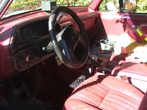 1990 Ford Bronco - the interior