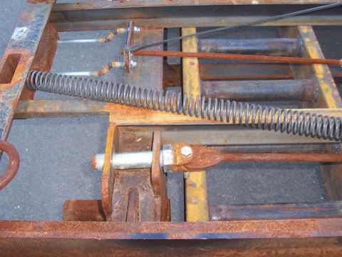 1979 Ford F-350 - Springs for the rear support jacks and locking pin. These go with trailer
