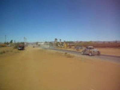 1990 Ford Bronco - Truck chasing a Buggy