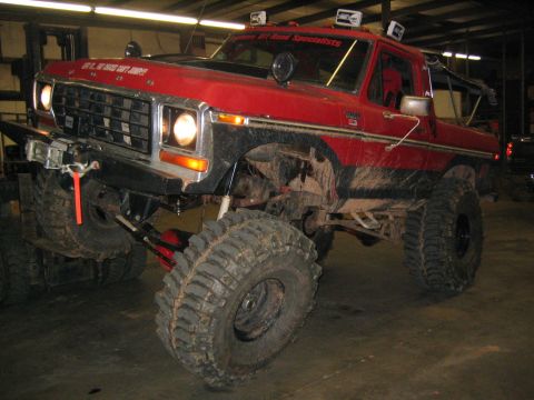 1979 Ford Bronco - This heavily modified 1979 Ford F-150 pickup truck is equipped for extreme off-roading.