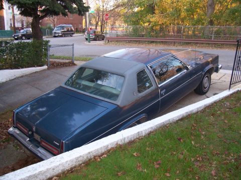 1999 Ford Crown Victoria - Dark blue coupe with a vinyl roof parked on a driveway.