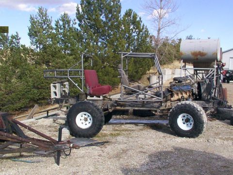 1978 Ford Bronco - This heavily modified vehicle appears to be a custom build, lacking any identifiable year or model features.