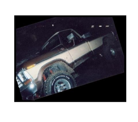 1979 Ford F-150 - tilted picture to correct camera being tilted to fit the truck in the photo at the time it was taken. shows how close to rolling i was.