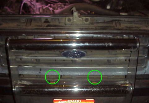 1989 Ford Bronco grille with Ford emblem